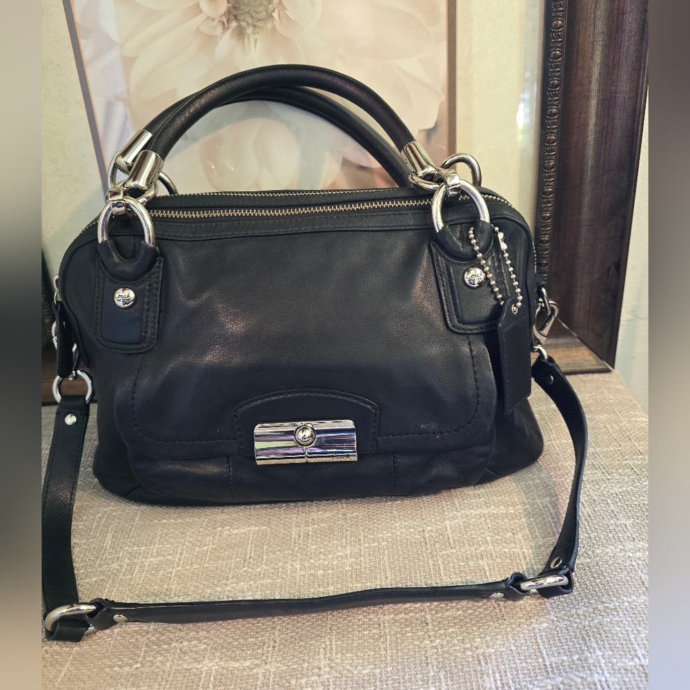 coach kristen Euc leather satchel